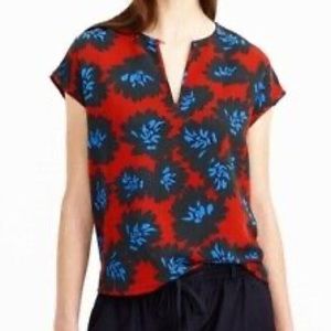 J Crew firework floral top